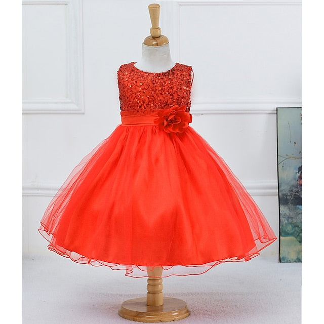 Dress Girls' Girl Party Wedding Flower