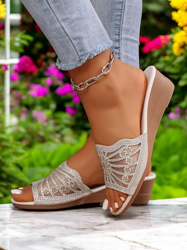 Black Sandals Women Classic Strappy for Chic Heel Ankle - Block