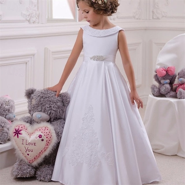 Lace Girl Flower Girls' Formal Dress Kid's