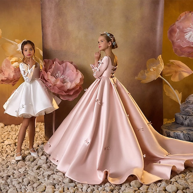 Girls' Communion Dress Party Flower Girl First