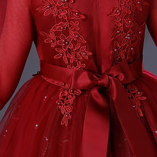 Dress Girl Princess Girls' Flower Kid's