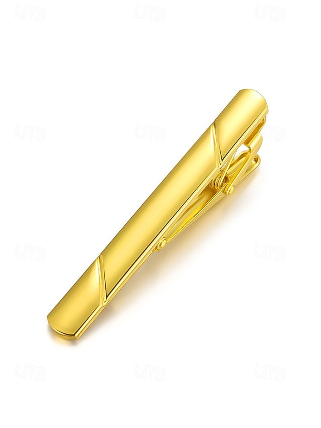 7 Available Metal Men's Tie Classic Clip Colors -