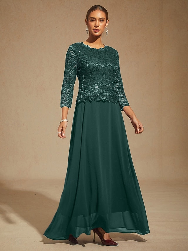 Women's Maxi Dress Chiffon Dress Elegant Wedding Guest