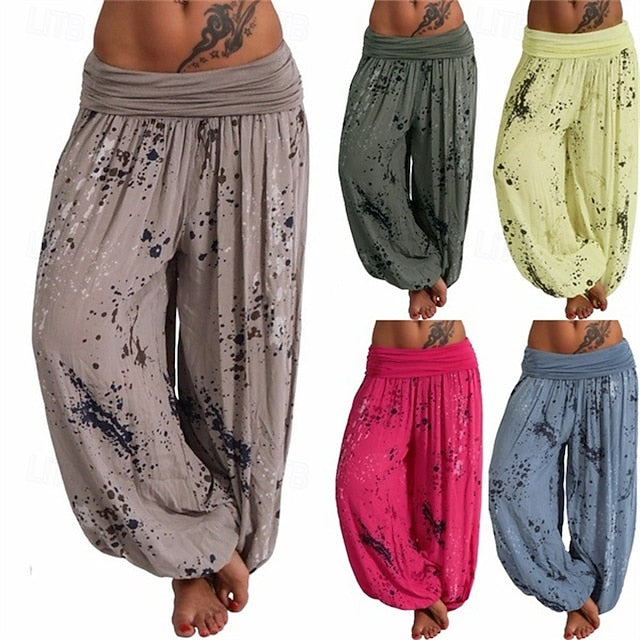 Women's Pants Trousers Palazzo Pants Fashion Boho Full