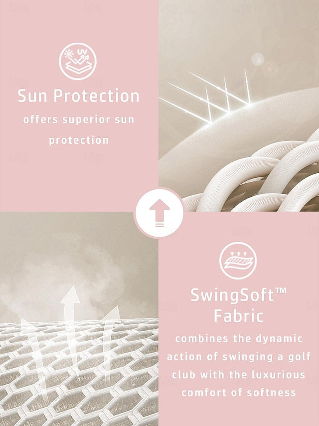 Women's Golf Jacket Blue Long Sleeve Top Ladies Golf Attire