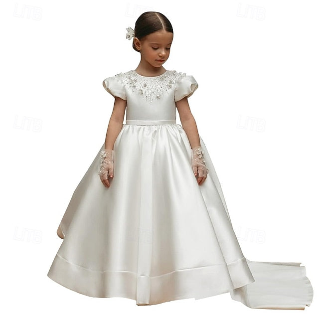 Party Girl Girls' Communion Flower First Dress