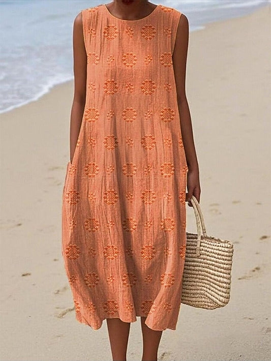 Women's Midi Dress Casual Dress Sundress Shift Dress