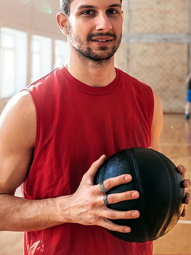 Men – Ring Matte for Comfortable Silicone Durable Black