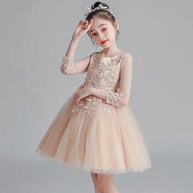 Dress Girl Princess Girls' Flower Kid's