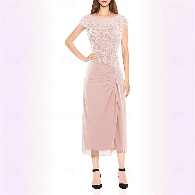 Mother Elegant Dress Crew / of Mermaid Bride Simple the Trumpet