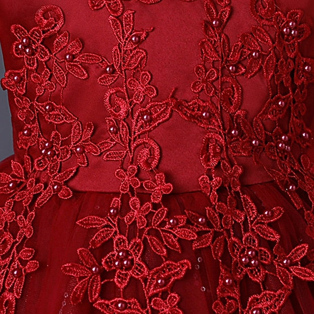 Flower Girl Girls' Kid's Princess Dress