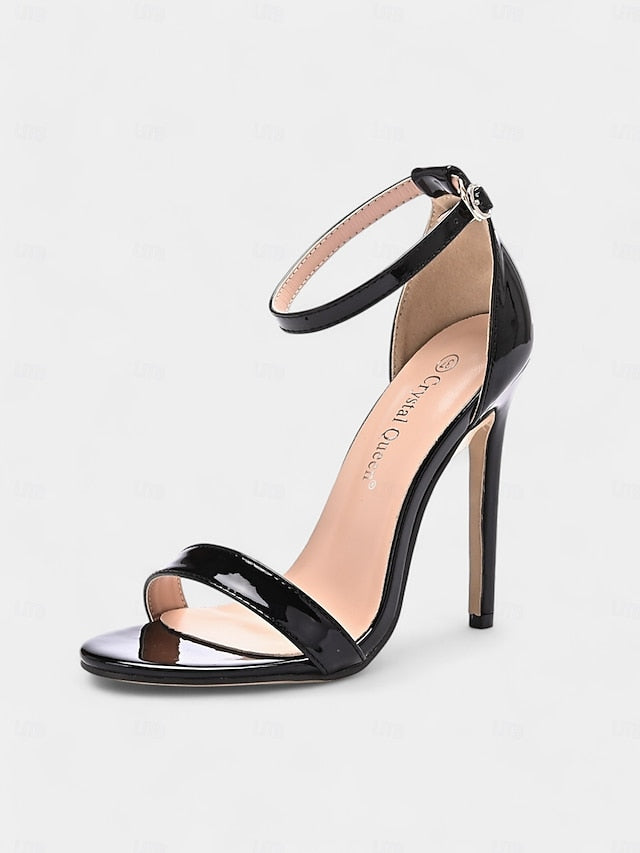 Wedding Women Sandals Heel – Stiletto for Metallic Sleek