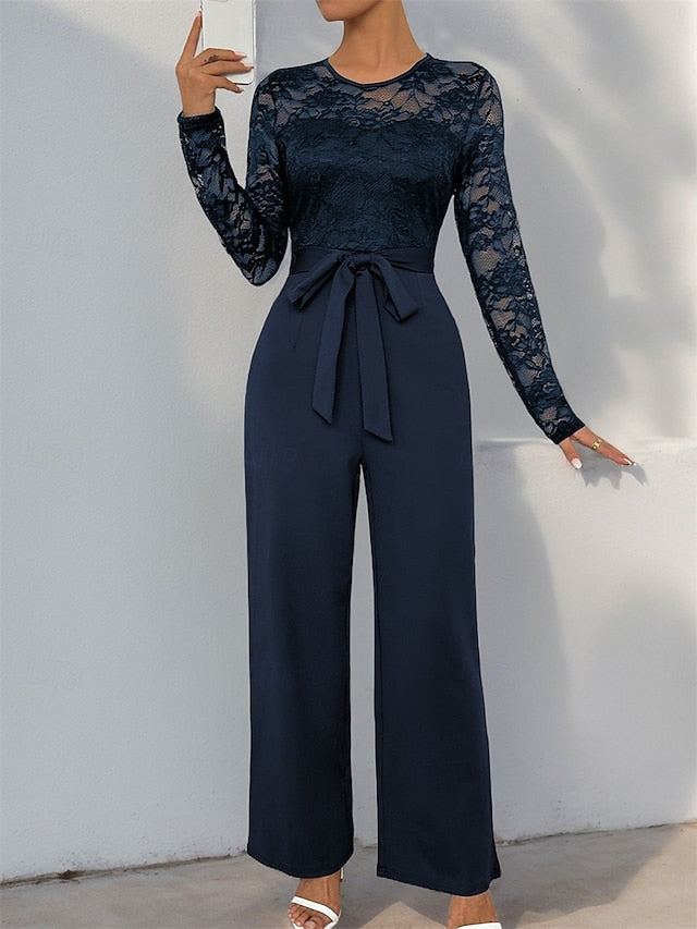 Elegant / Pantsuit of Jewel the Mother Casual Bride Jumpsuit