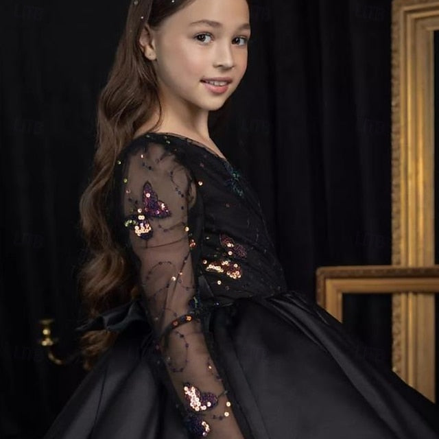 Kids First Girls' Flower Communion Party Dress Girl