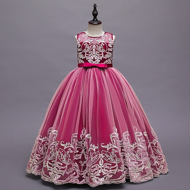 Princess Girl Girls' Flower Kid's Dress