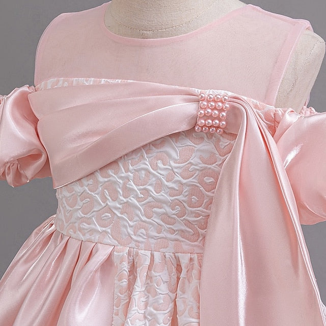 Party Formal Girls' Wedding Flower Girl Dress