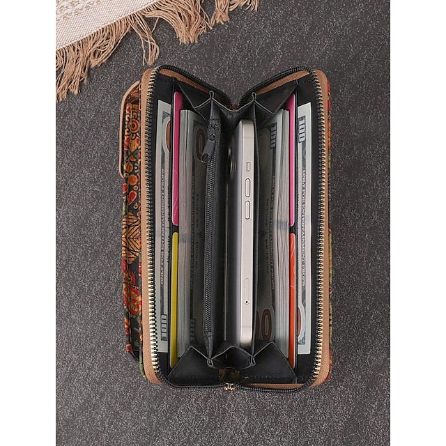 Women’s Vintage Adjustable Boho Phone Bag with Crossbody