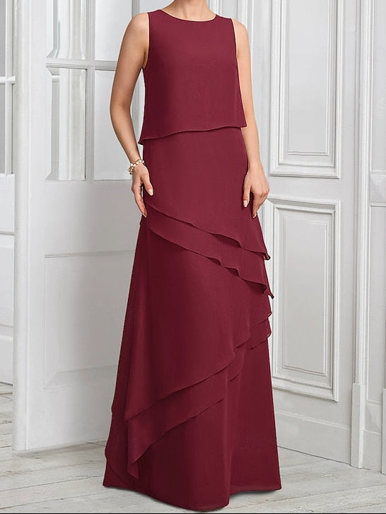 Mother the Piece Suit Formal Two Elegant of Bride A-Line Dress