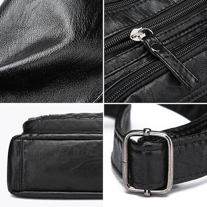 Faux Multiple Quilted with Women's Crossbody Bag Leather