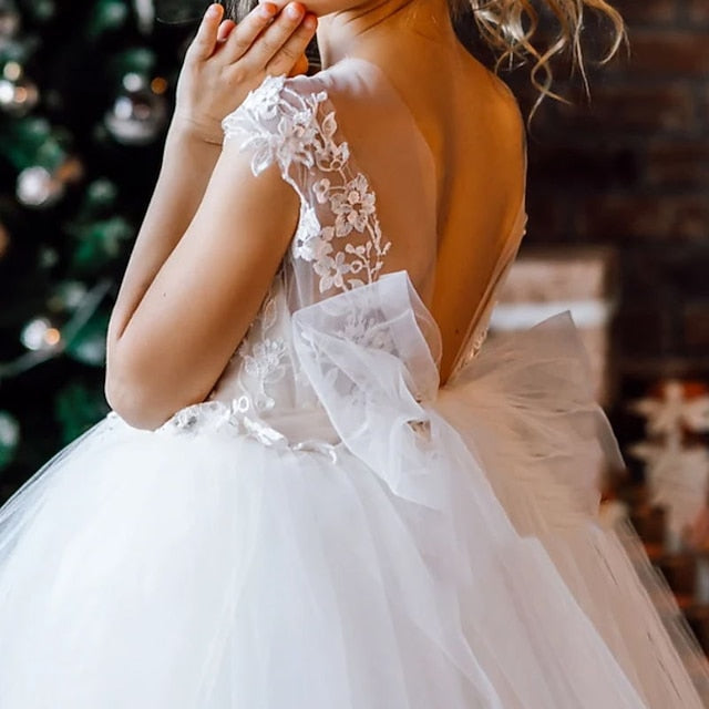 Princess Girls' Formal Girl Dress Flower