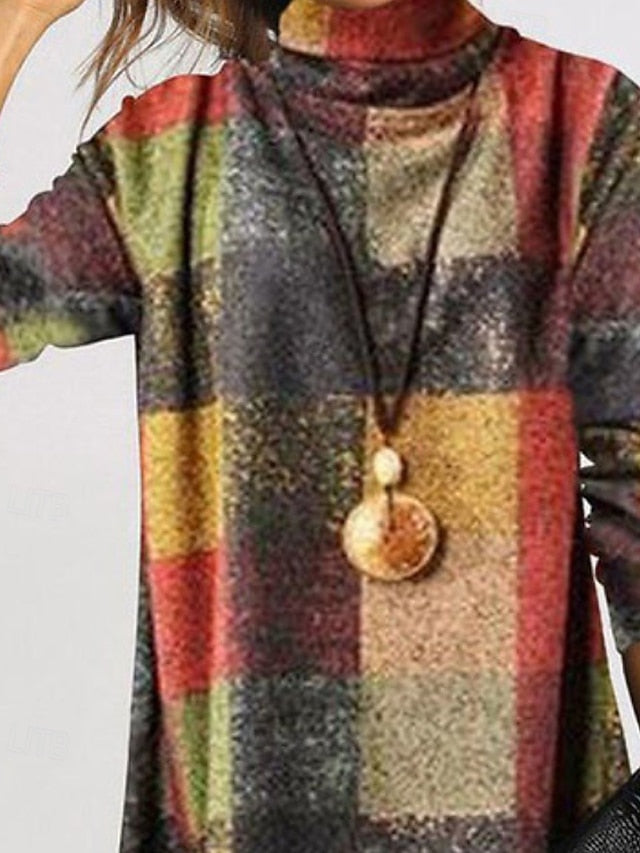 Women's Mini Dress Casual Dress Print Dress Vintage Modern