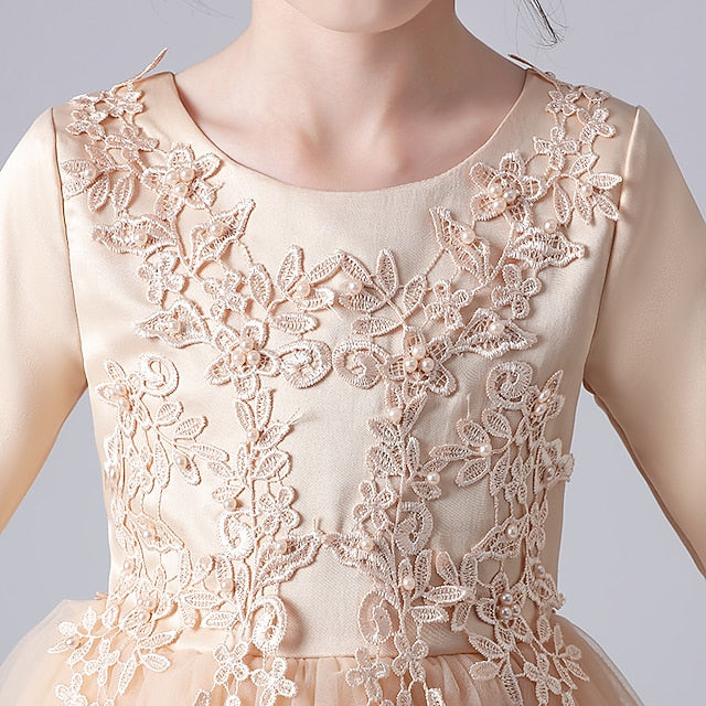 Girls' Party Princess Girl Flower Dress