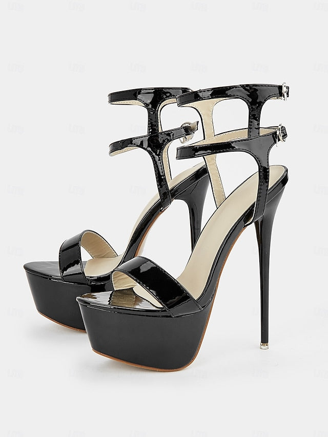 Platform Patent Leather – Women's High Stiletto Heels