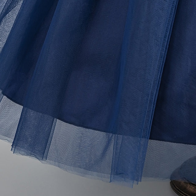 Sleeveless Kids Floral Girls' Dress Party Special Wedding