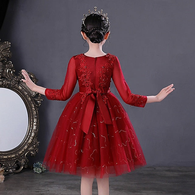 Dress Girl Princess Girls' Flower Kid's