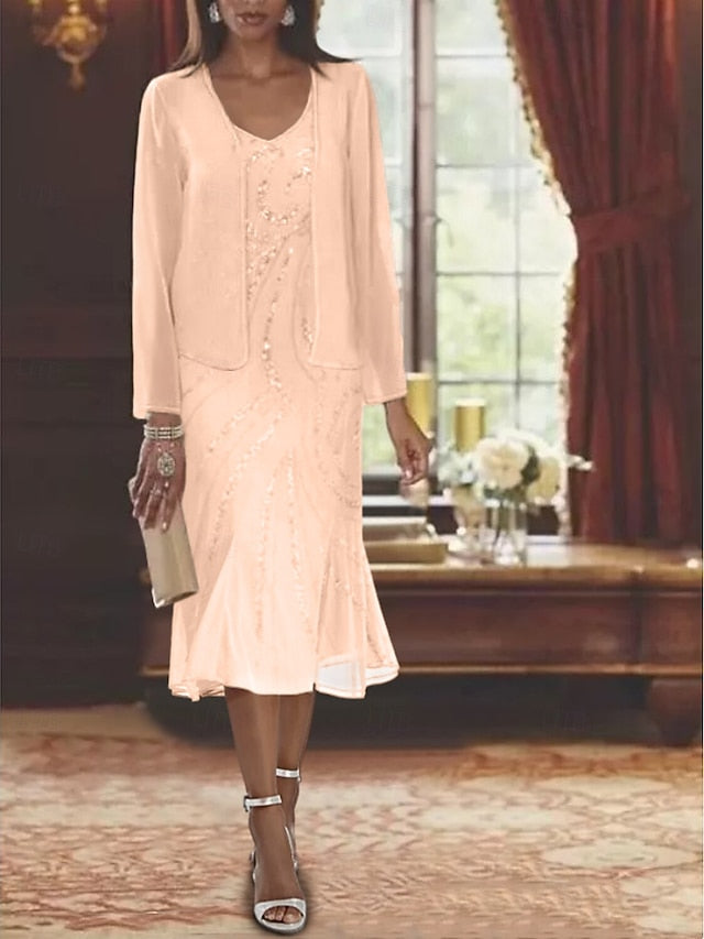 Bride Piece Mother the Formal Wedding Beach Two Mermaid of Dress