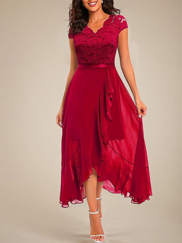 Women's Maxi Dress Lace Dress Cocktail Dress Wedding Guest