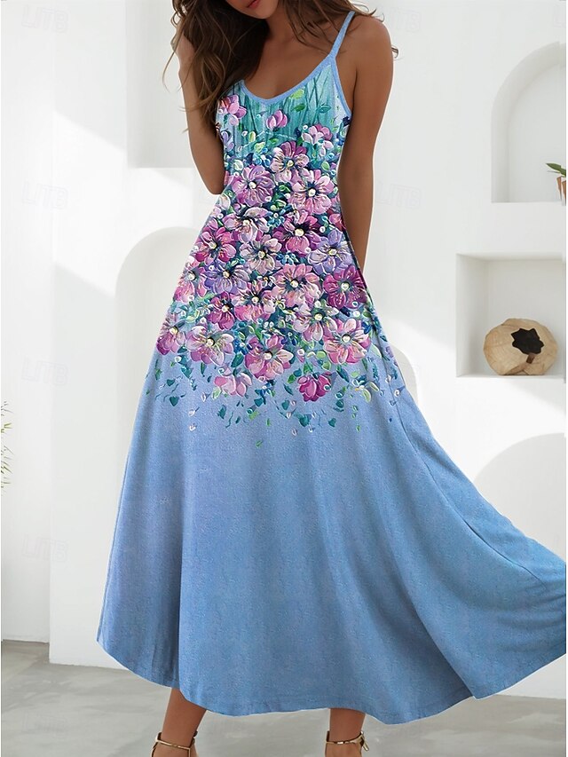 Women's Maxi Dress A Line Dress Slip Dress Vacation Casual