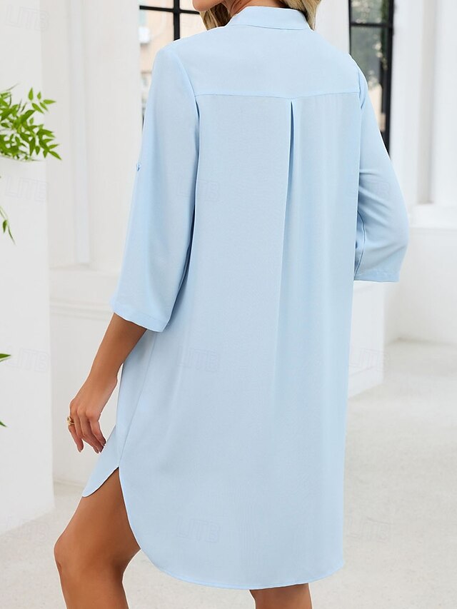 Women's Summer Tops Blouse Dressy Tops Plain Elegant