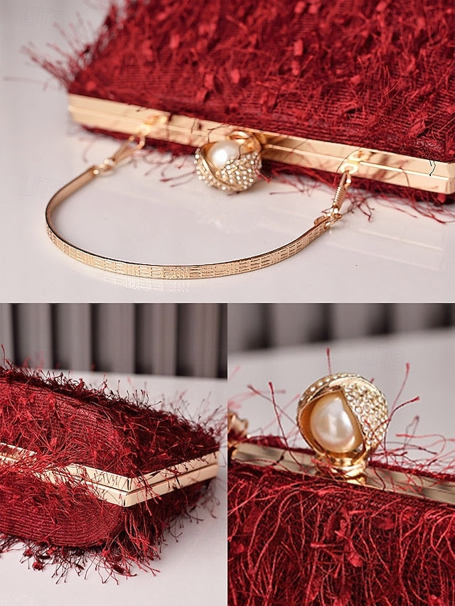 Elegant Red Handbag Christmas – Women's Party Green