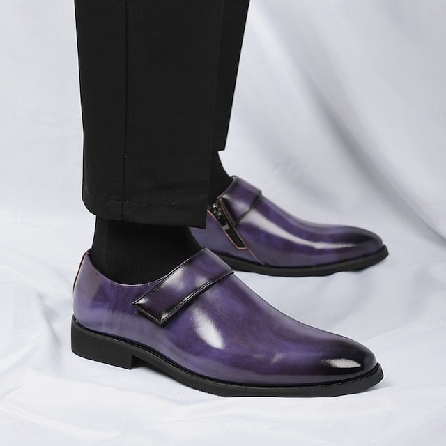 Shoes Slip-On Business Loafers Brown Men's Leather