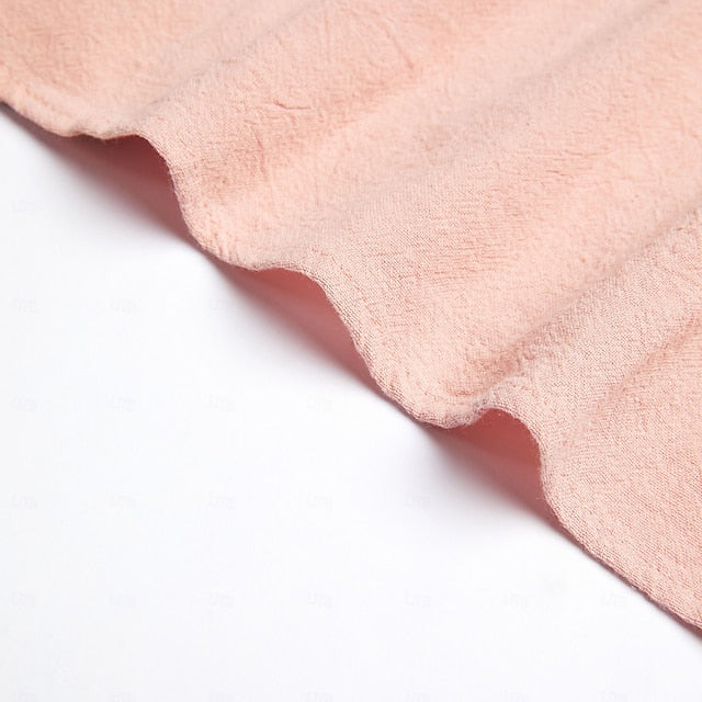 Women's Blue Black White Summer Spring Midi Dress Faux