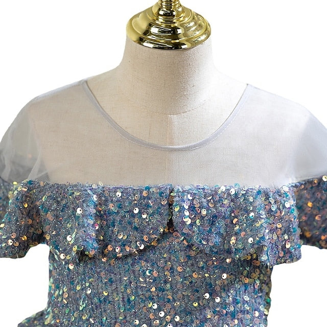 Gown Girl Dress Flower Party Girls' Evening