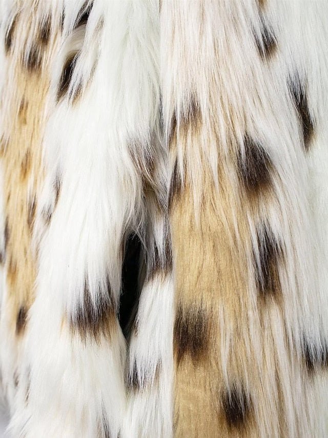 Comfortable Fur Women's Coat Warm Leathers Faux Furs