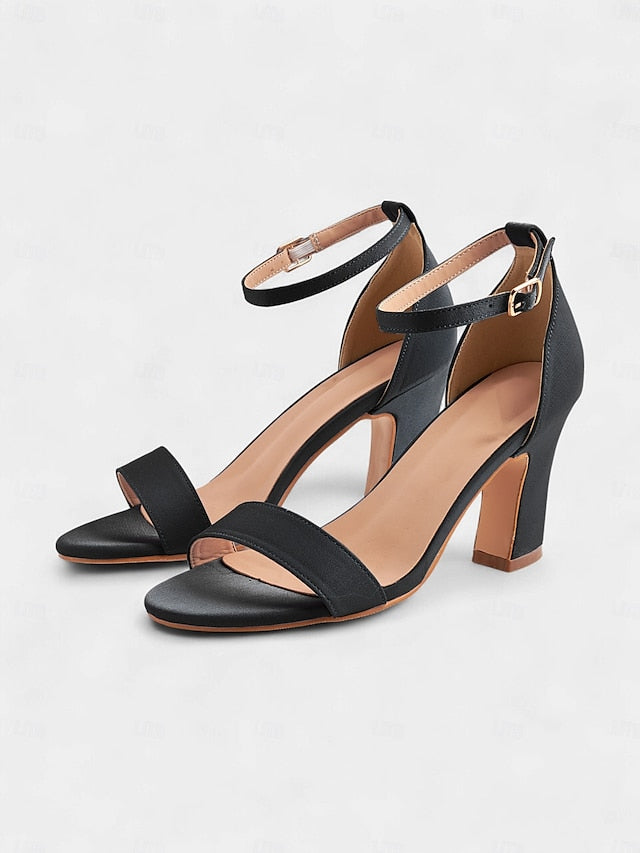 - Light Sandals Blue Toe Strap Open Heel High Women's Ankle