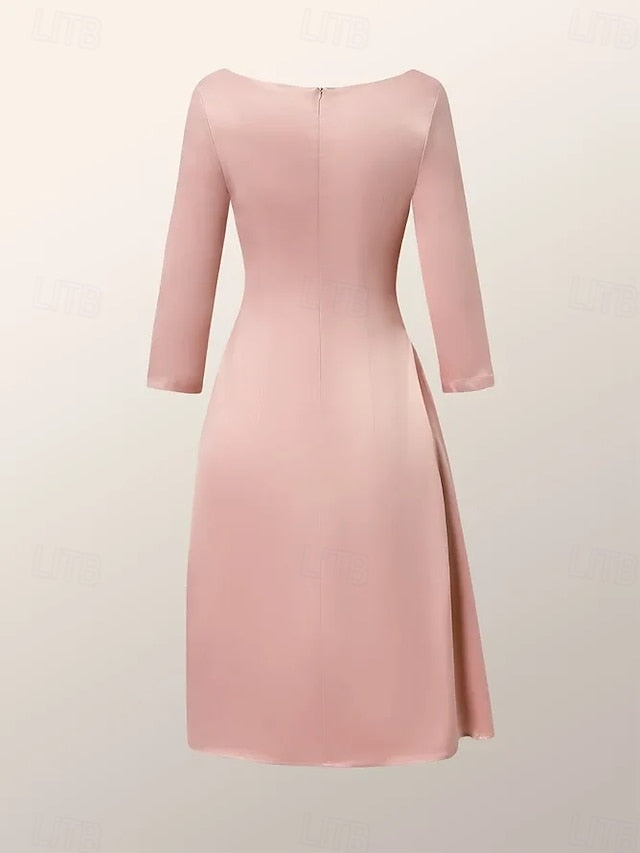 Dress of Sheath Guest Off Elegant Mother Wedding Bride the