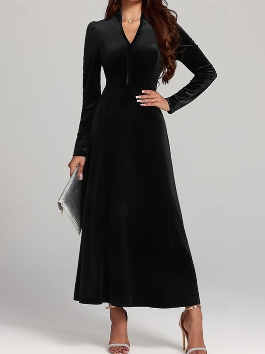 Women's Midi Dress Black Dress Casual Dress Elegant Fashion