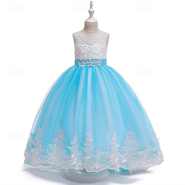 Dress Girl Princess Flower Girls' Kid's