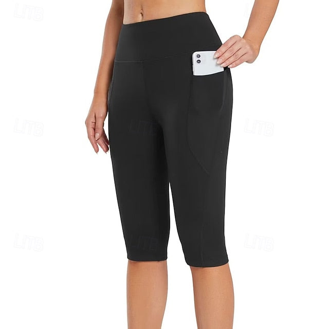 Women's Capri Pants Slacks Anti Chafing Shorts Cozy