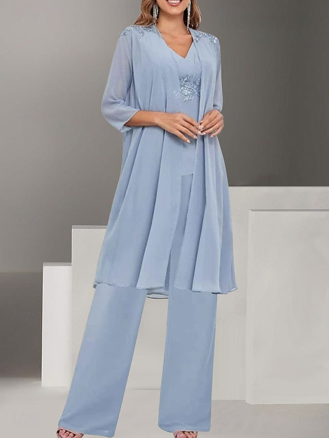 Elegant Guest V the of Dress 3 Simple Wedding Piece Bride Mother