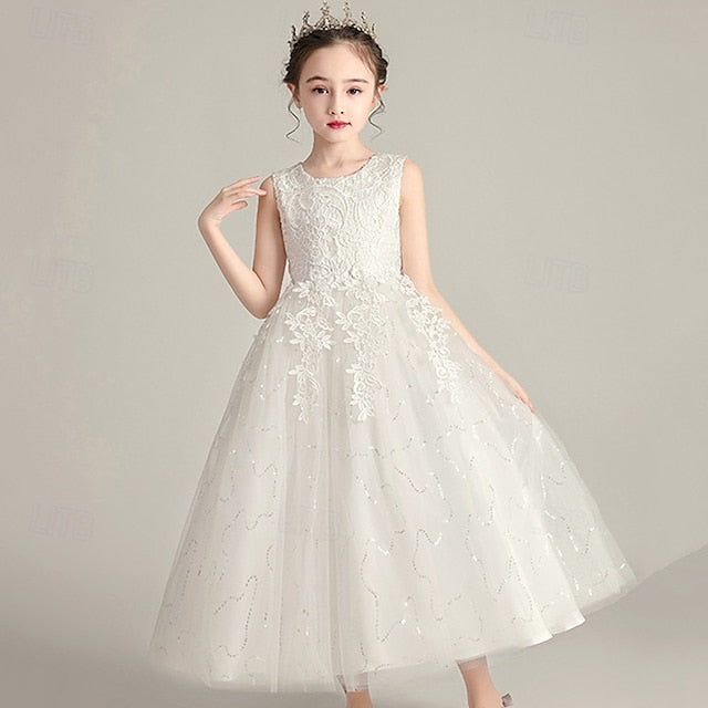 Girls' Dress Princess Girl Flower Kid's
