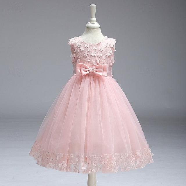 Girls' Flower Kid's Dress Princess Girl