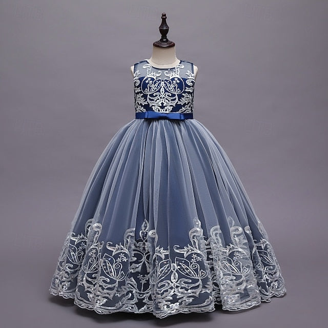 Princess Girl Girls' Flower Kid's Dress