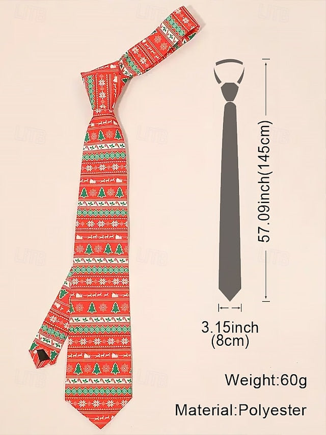 – Men's Holiday Christmas Festive Fun and Ties Neckwear