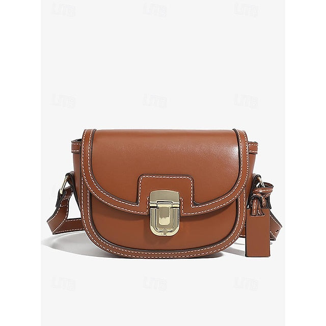 – Bag Trim Vintage Women's Crossbody Leather Small