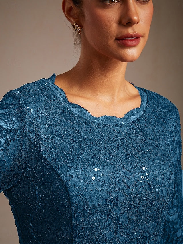 Women's Midi Dress Chiffon Dress Elegant Wedding Guest